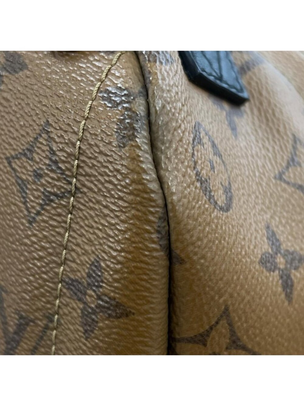 Louis Vuitton Monogram Reverse Mini Palm Springs Backpack Brown - Picture 11 of 15